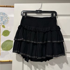 DO+BE Studded Ruffle Skort